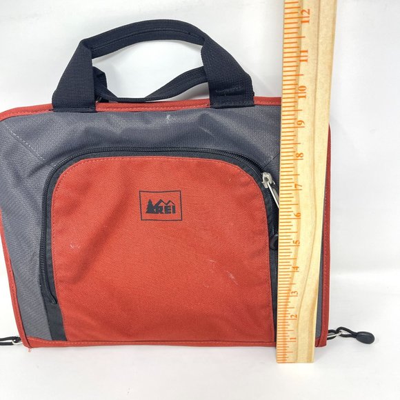 REI Tablet Laptop Ipad Protective Carrying Case Orange Gray - Picture 3 of 7